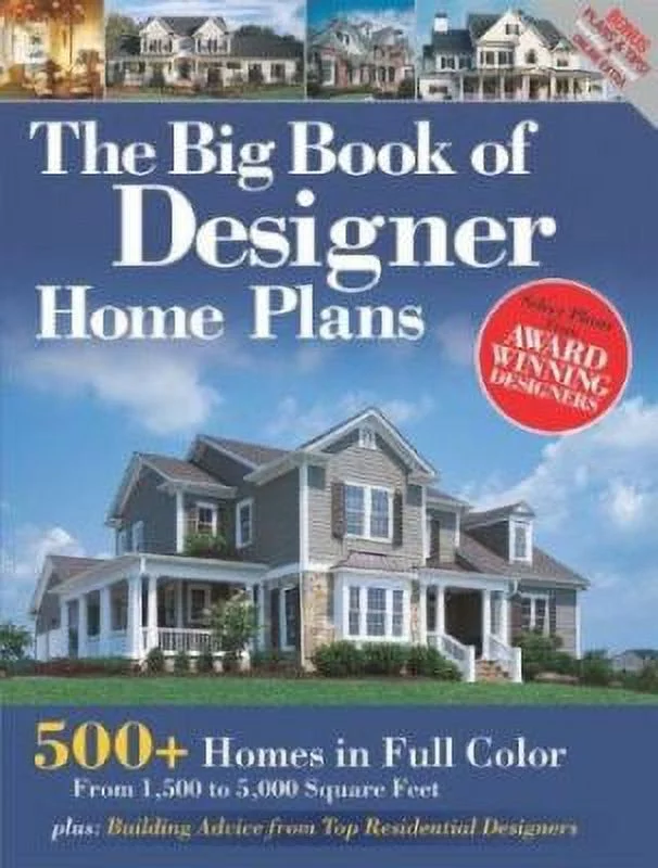 Pre-Owned The Big Book of Designer House Plans (Paperback) 1931131686 9781931131681