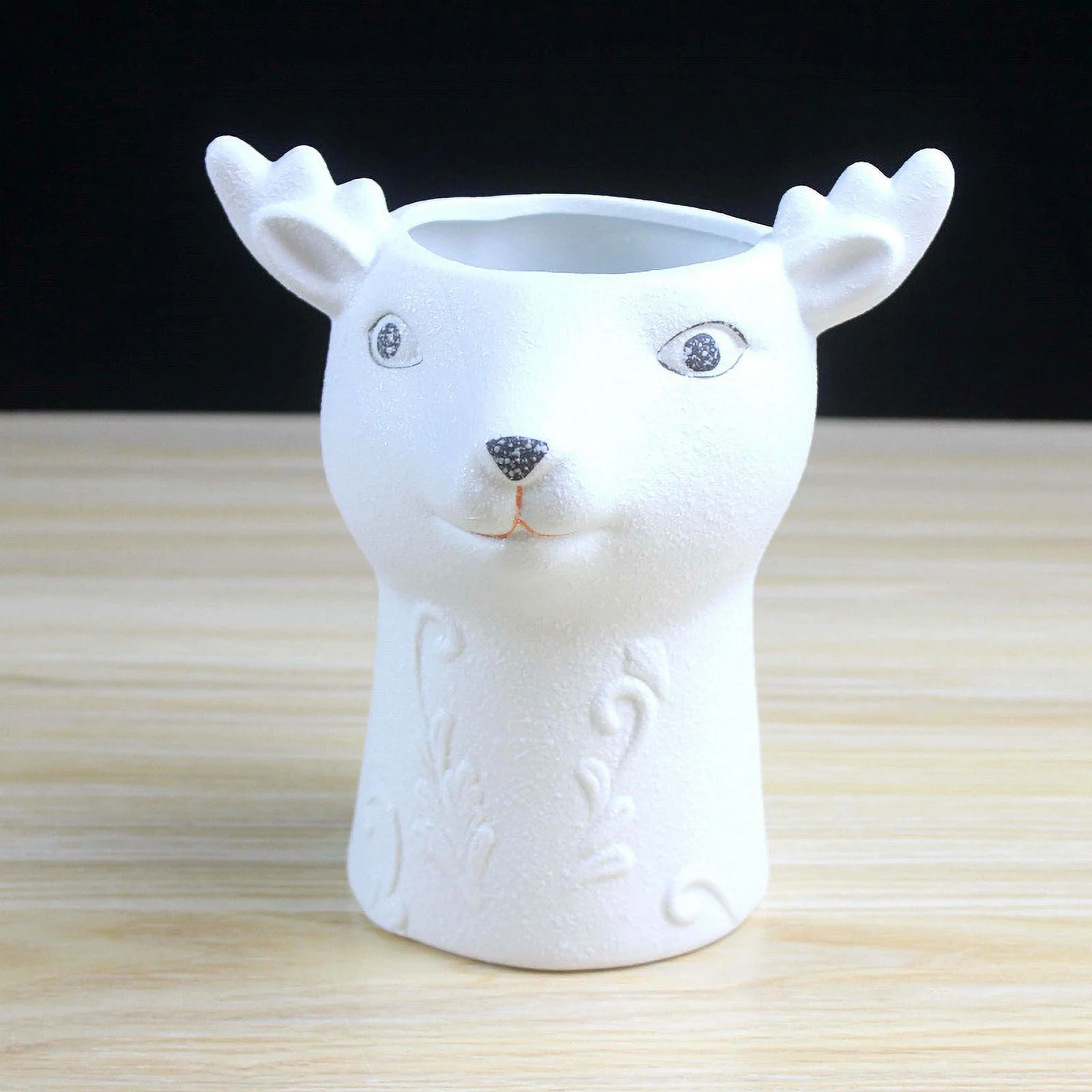 European-style Ceramic Deer Succulent Planter - Rustic Succulent Plant Pot