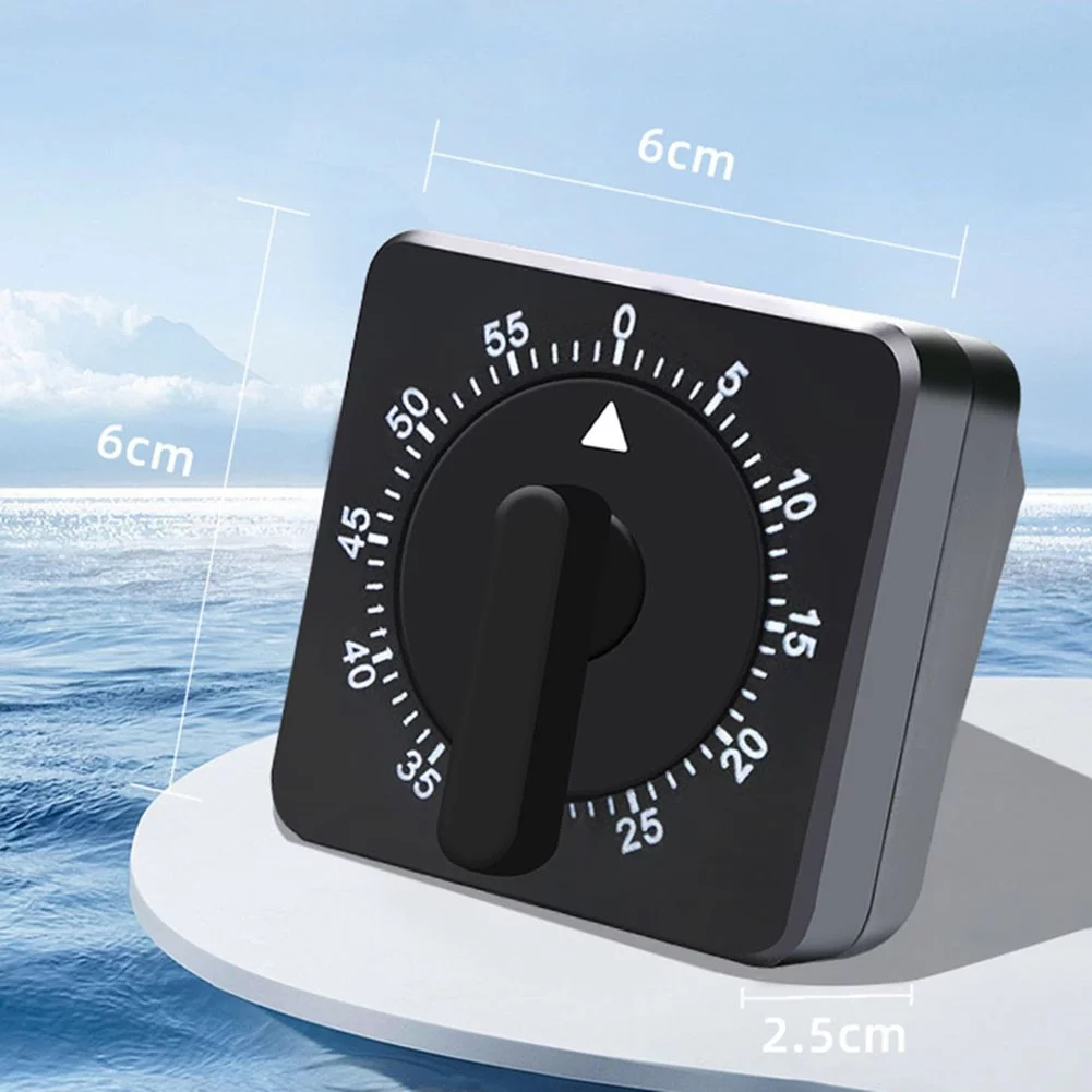 1 Hour 60 Mins Mechanical Kitchen Cooking Timer Game Alarm Count Down Timer Tool