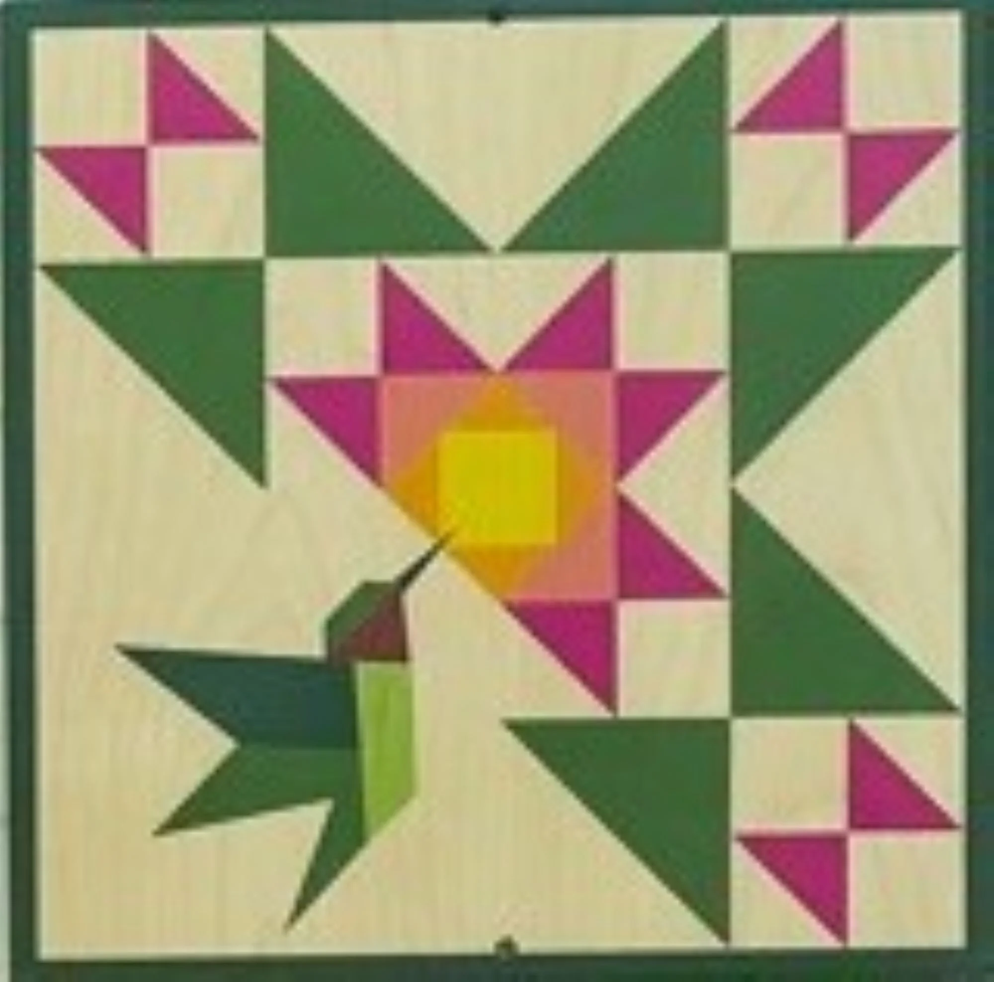 Zylina Greenhouse & Garden Art - Hummingbird Quilt