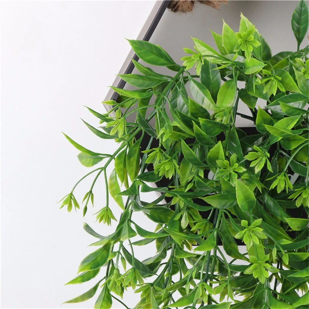 Bnnlsa Artificial Flowers 2 Pcs Hanging Garland Vine Flower Trailing Bracket Plant Artificial Hanging