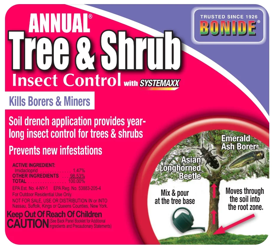 Bonide 609 Annual Tree & Shrub Insect Control, 1 Quarts