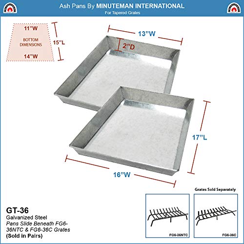 Minuteman International Ash Pan Set for 36