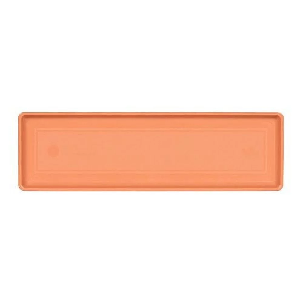 Novelty Countryside Plastic Flower Box Tray, Terracotta Color 24