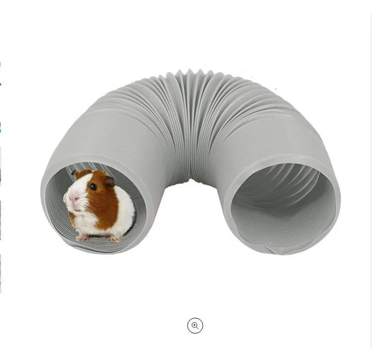 Micaloco Pet Fun Tunnel Small Animal Play Tunnel Collapsible Plastic Tube Pet Hideaway Fun Toys for Hiding Training Fit Guinea Pigs Hamsters Chinchillas