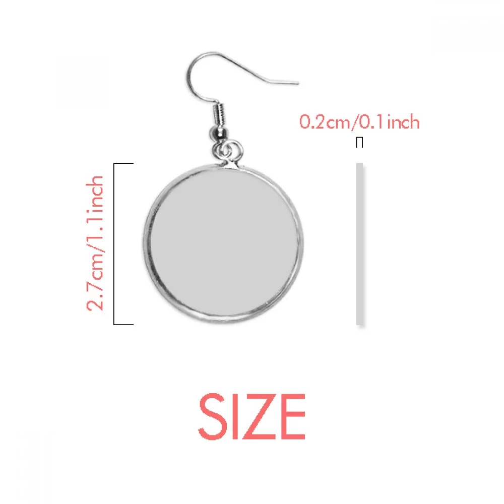 Books Building Street Watercolor Ear Drop Sun Flower Earring Jewelry Fashion