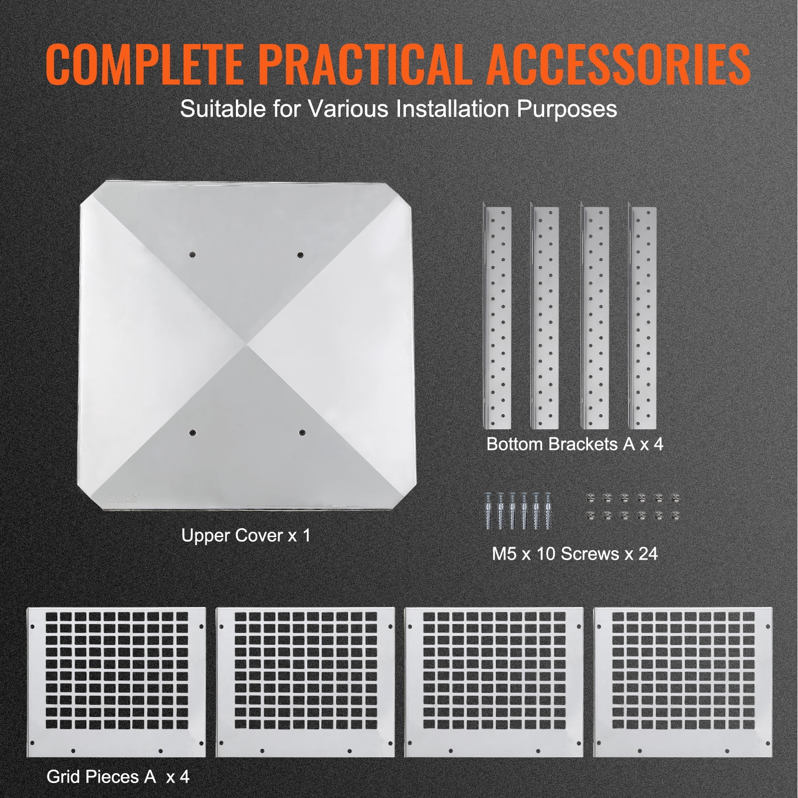 BENTISM Chimney Cap 12” x 12” 304Stainless Steel Fireplace Flue Caps Cover Mesh