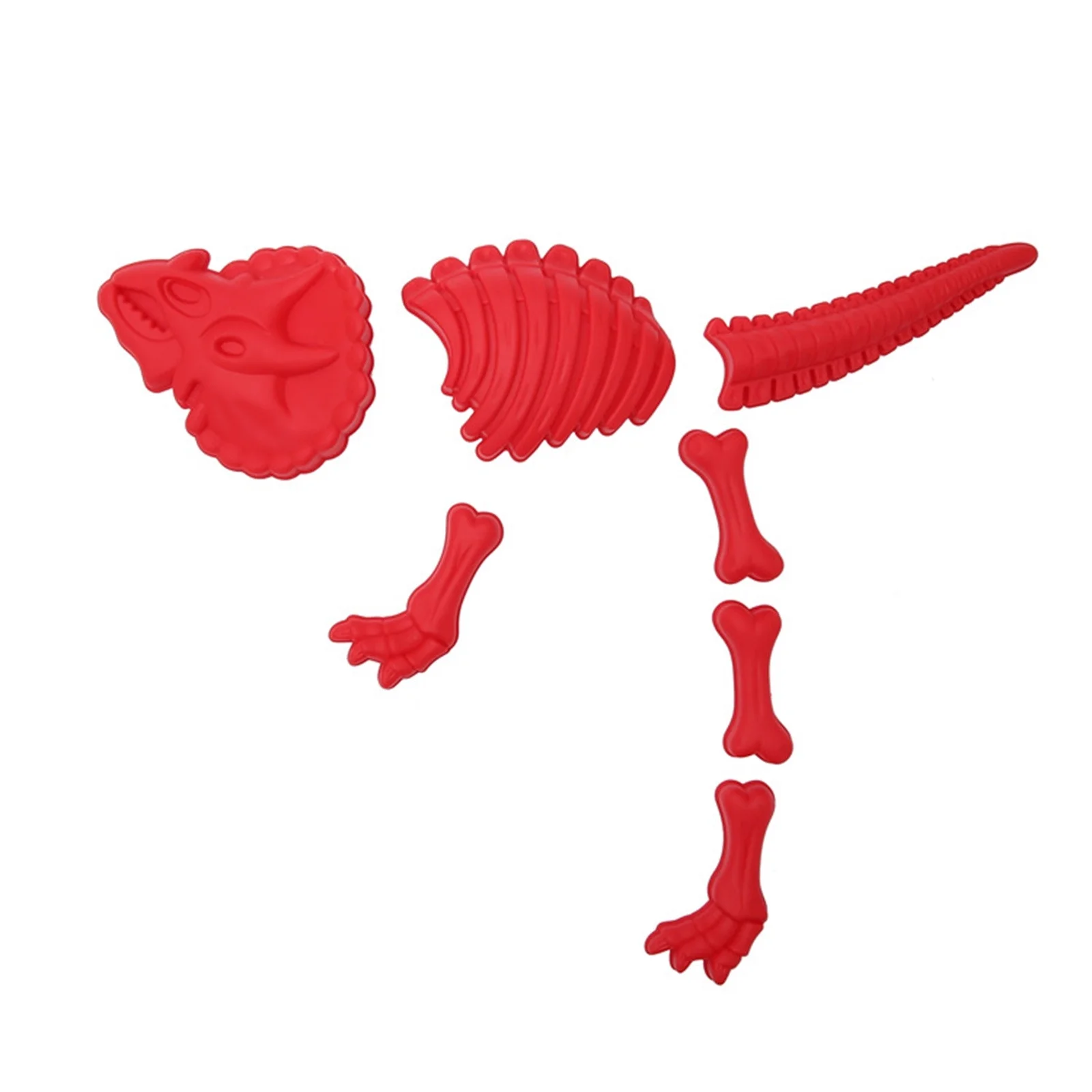 Spin And Seaway Water Table Play Sand Molds Dinosaur Skeleton Molds Children's Educational Beach Toys Summer Series