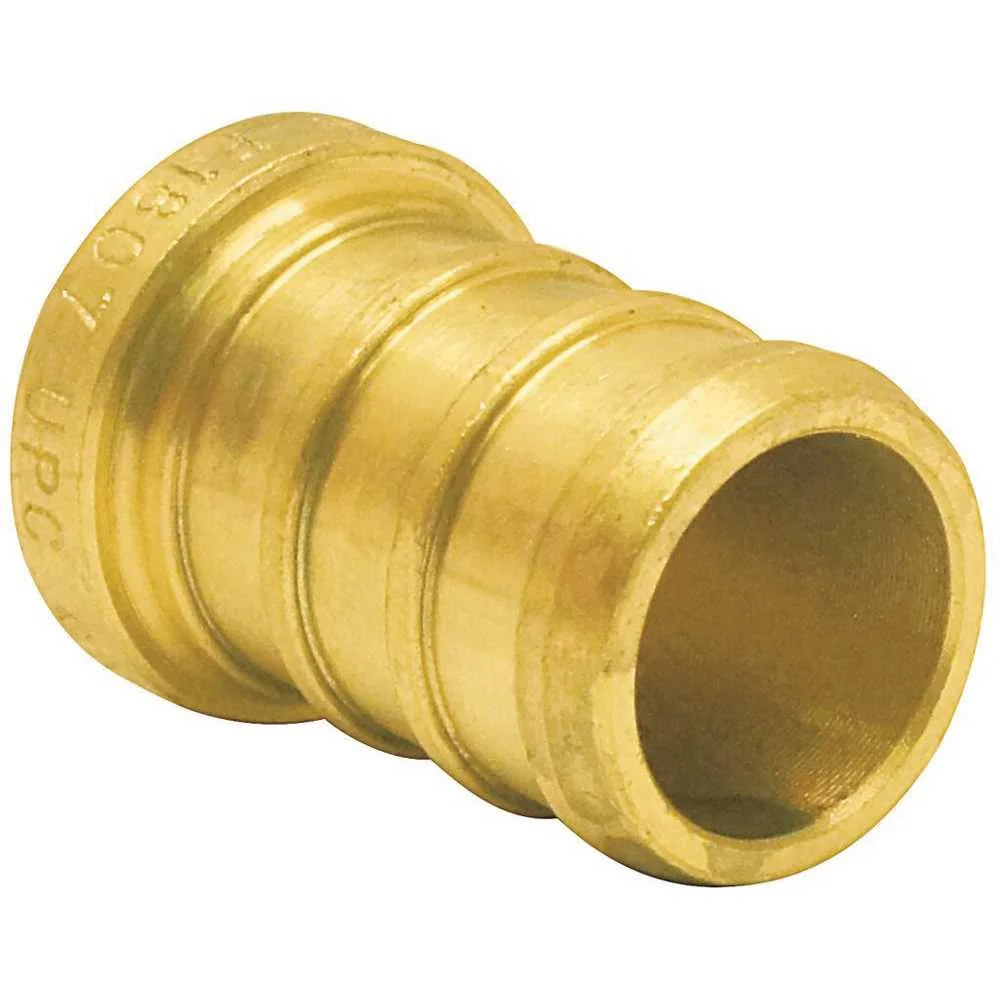 Apollo Valves APXP125PK ApolloPEX Series Test Pipe Plug, 1/2 in, Barb, Brass - pack of 5