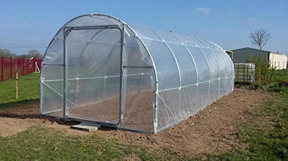 truecharms Greenhouse Clear Plastic Cover Film Polyethylene Covering UV Protected Plastic Sheeting, 25 x 12 ft (L x W)