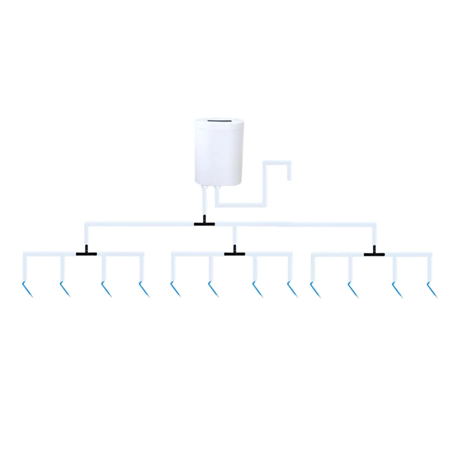 koolsoo Automatic Drip Irrigation Set Indoor Irrigation System,for Potted Plants Electronic Watering Pump Device for Vacation,Garden D