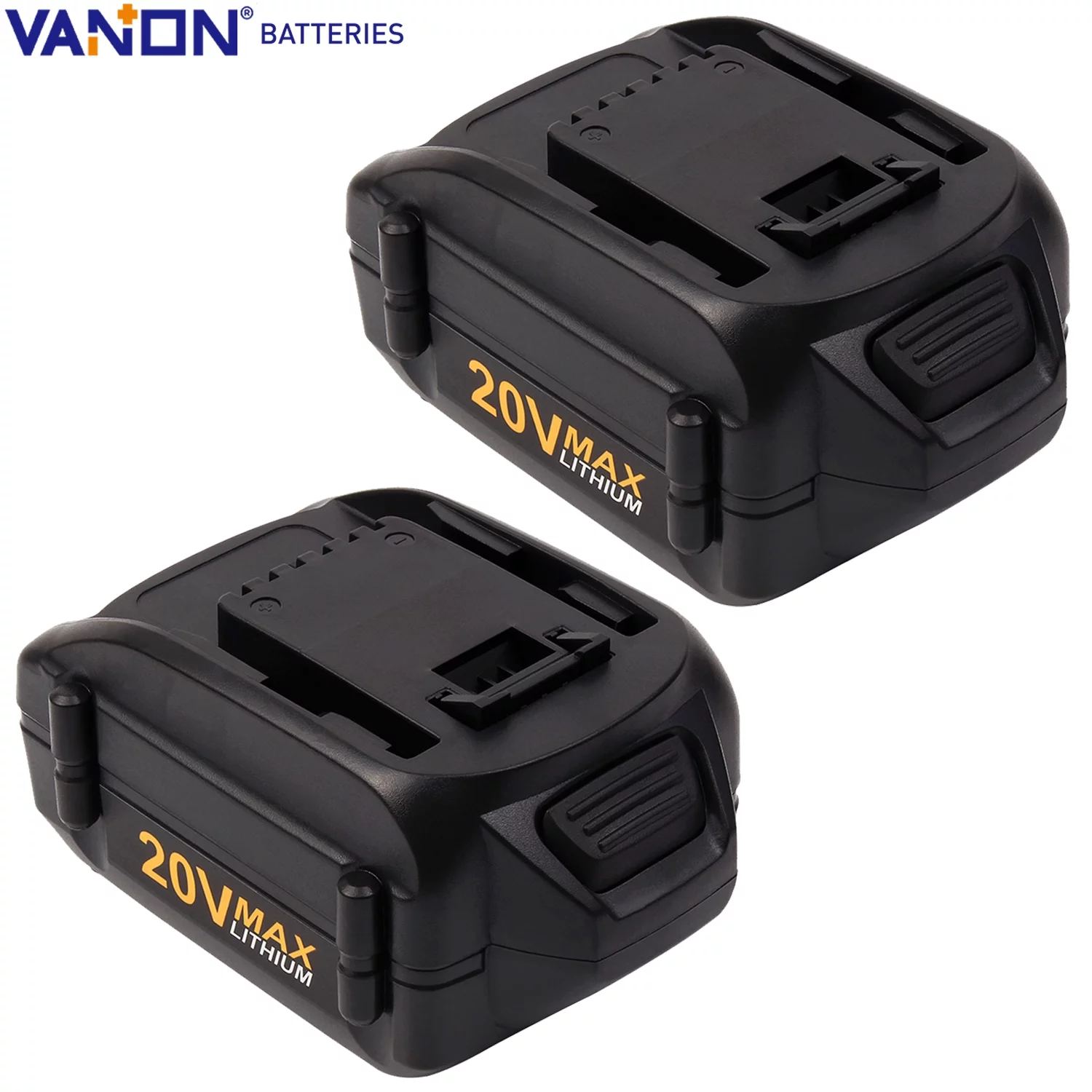 2 Packs 6.0Ah Lithium WA3578 WA3575 Battery Replacement for Worx Battery 20v WA3520,WA3525 WG151s,WG155s,WG251s,WG255s,WG540s,WG545s,WG890,WG891 20 Volt Batteries