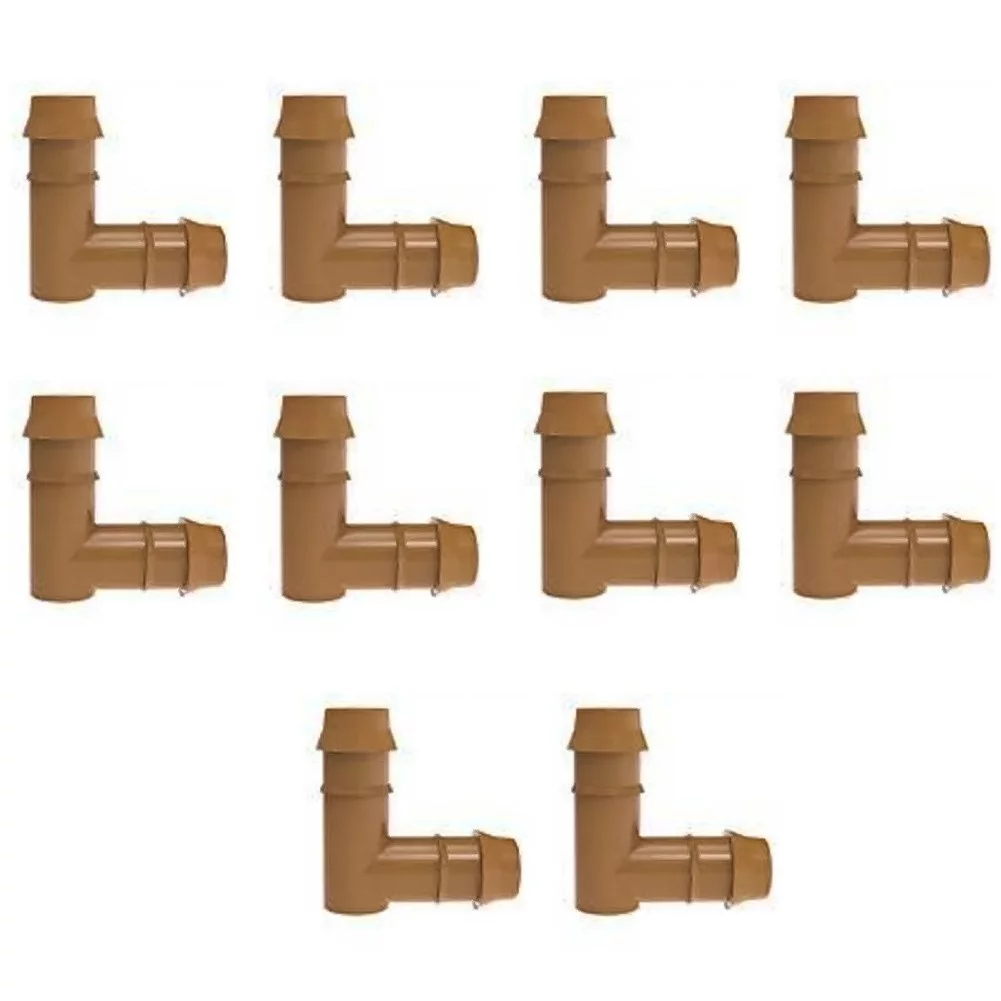 10 Pcs 1/2” Coupling Drip Irrigation Fittings Barbed Drip Line Coupler Connectors