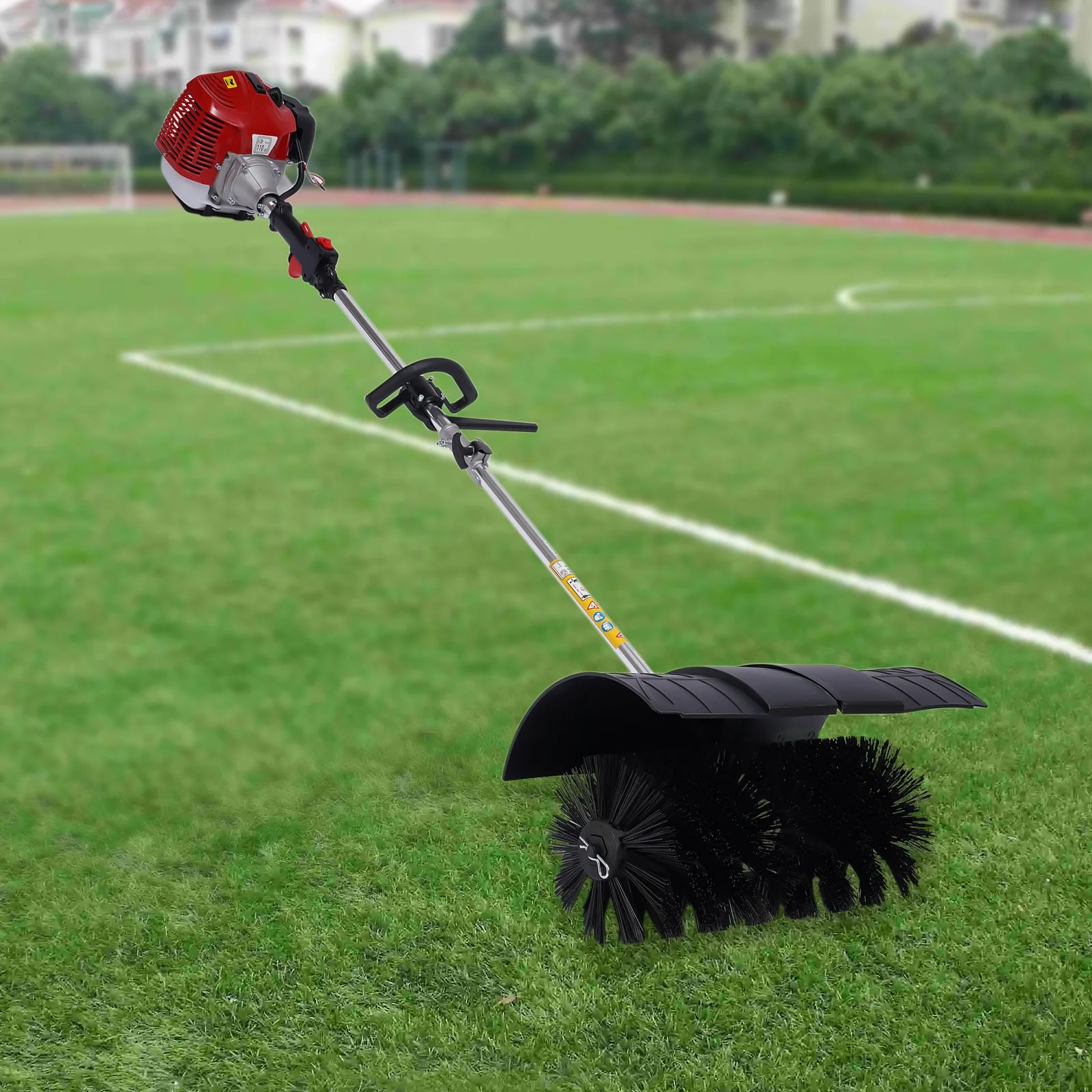 TOOL1SHOoo Hand Push Sweeper Machine Blower,52cc 2 Stroke 2.3HP Gasoline Sweeper (With Blower)