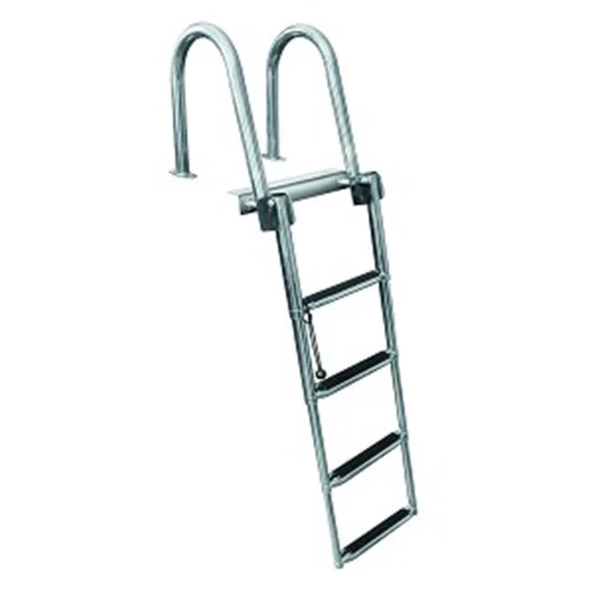 4-Step Premium Stainless Rear Entry Ladder