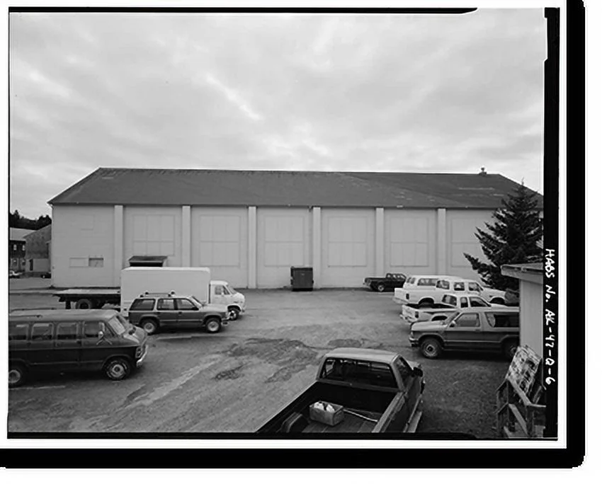 Historic Framed Print, Kodiak Naval Operating Base, Gymnasium, U.S. Coast Guard Station, Kodiak, Kodiak Island Borough, AK - 6, 17-7/8