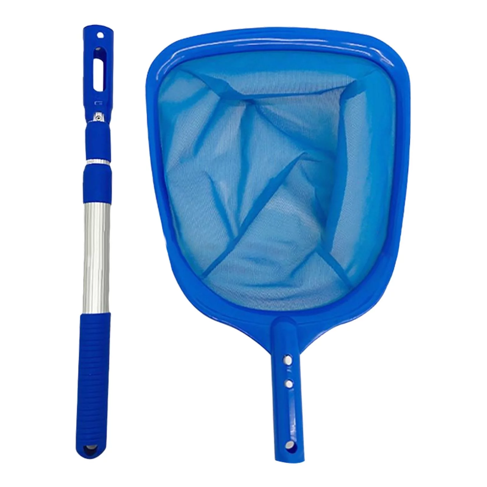 Pool Cleaning , Heavy Duty Telescoping Pole Leaf Rake Net for Swimming Pools, Fountains, Pond, Cleaning & Maintenance Tool , Skimmer Net and Pole