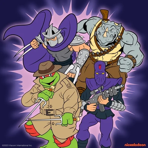 Rocksteady (cartoon) TMNT Teenage Mutant Ninja Turtles Super 7 Reaction Figure