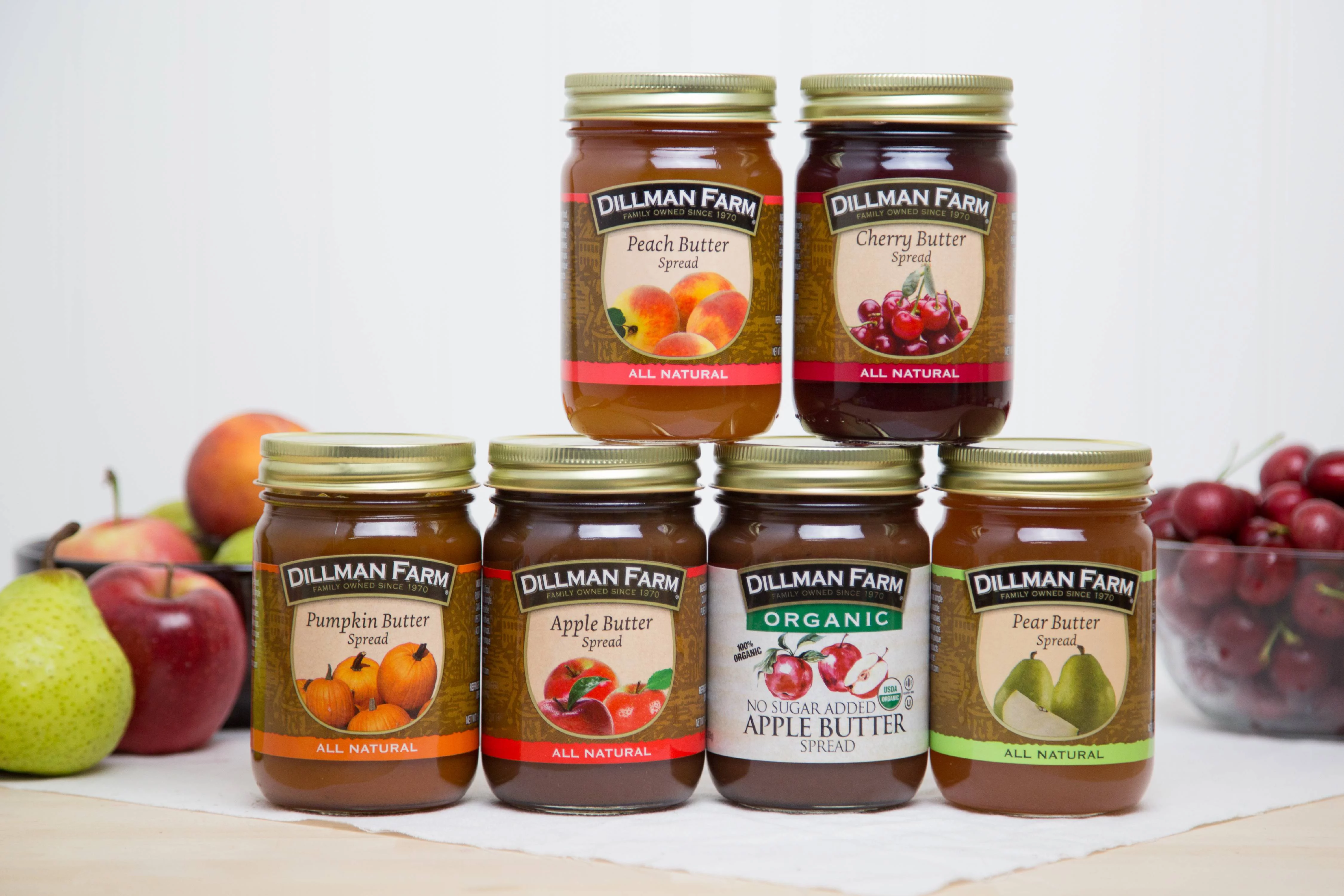 Dillman Farm 6 Piece Fruit Butter Variety Pack