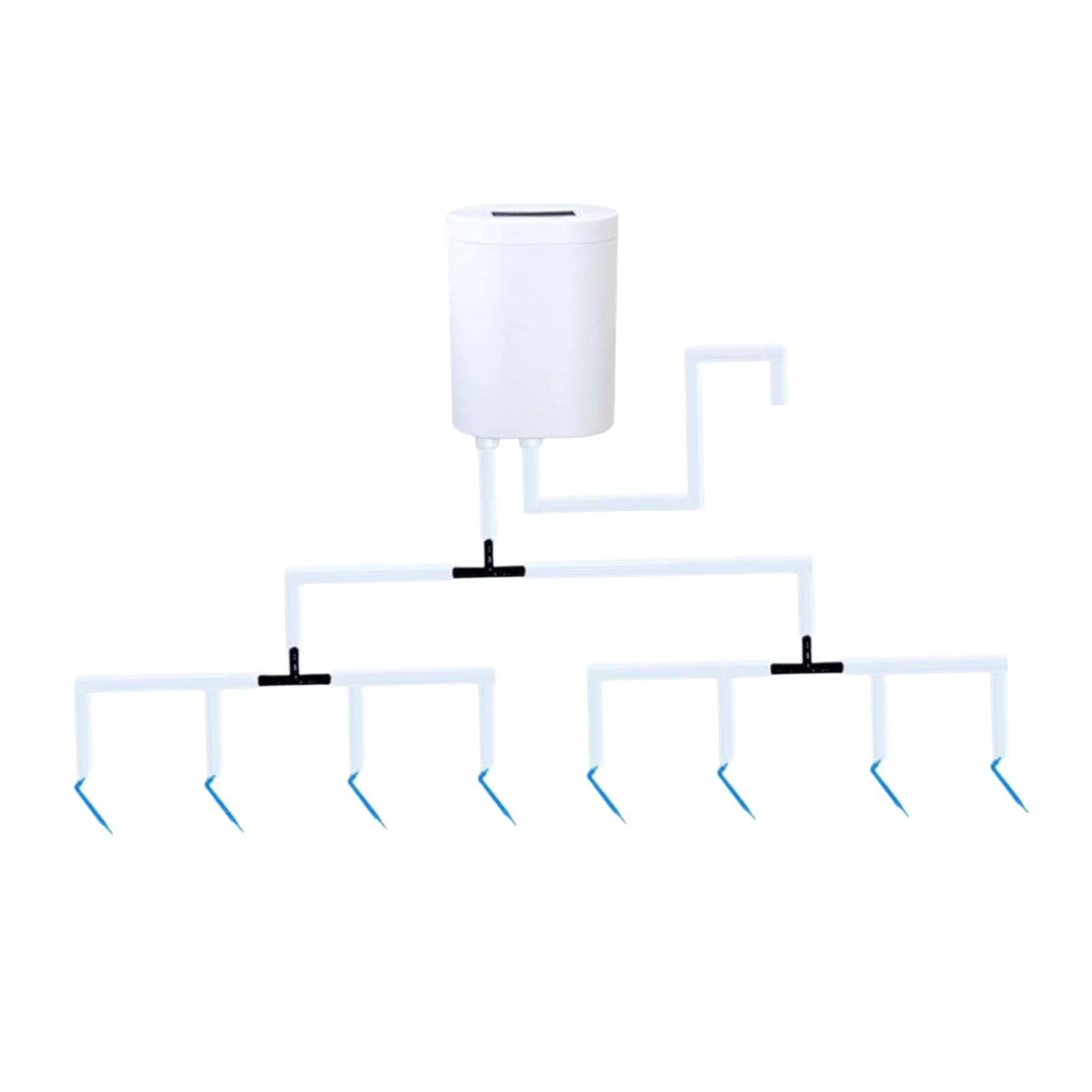oshhnii Automatic Drip Irrigation Set Indoor Irrigation System,for Potted Plants Electronic Watering Pump Device for Vacation,Garden C