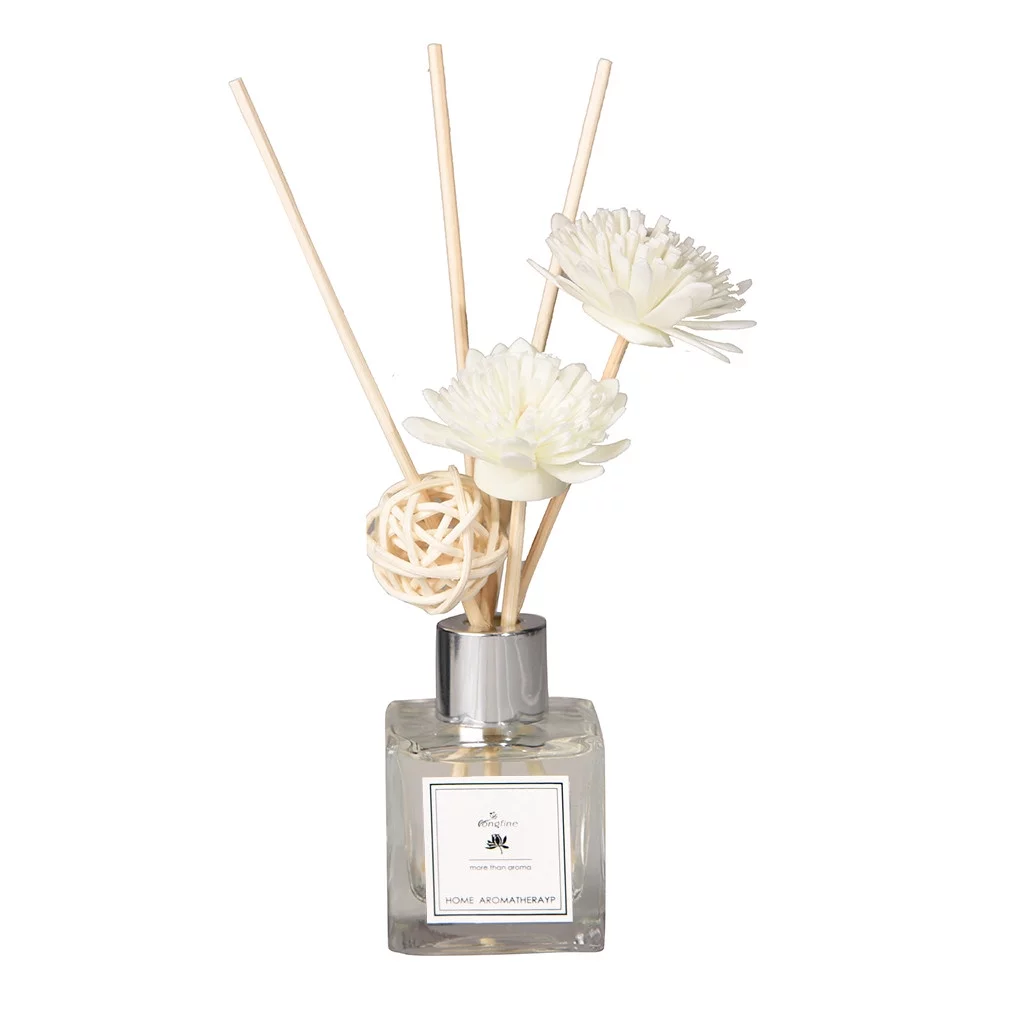 Artificial Flowers and Reed Oil Diffusers with Natural Sticks, Glass Bottle and Scented Oil 50ML