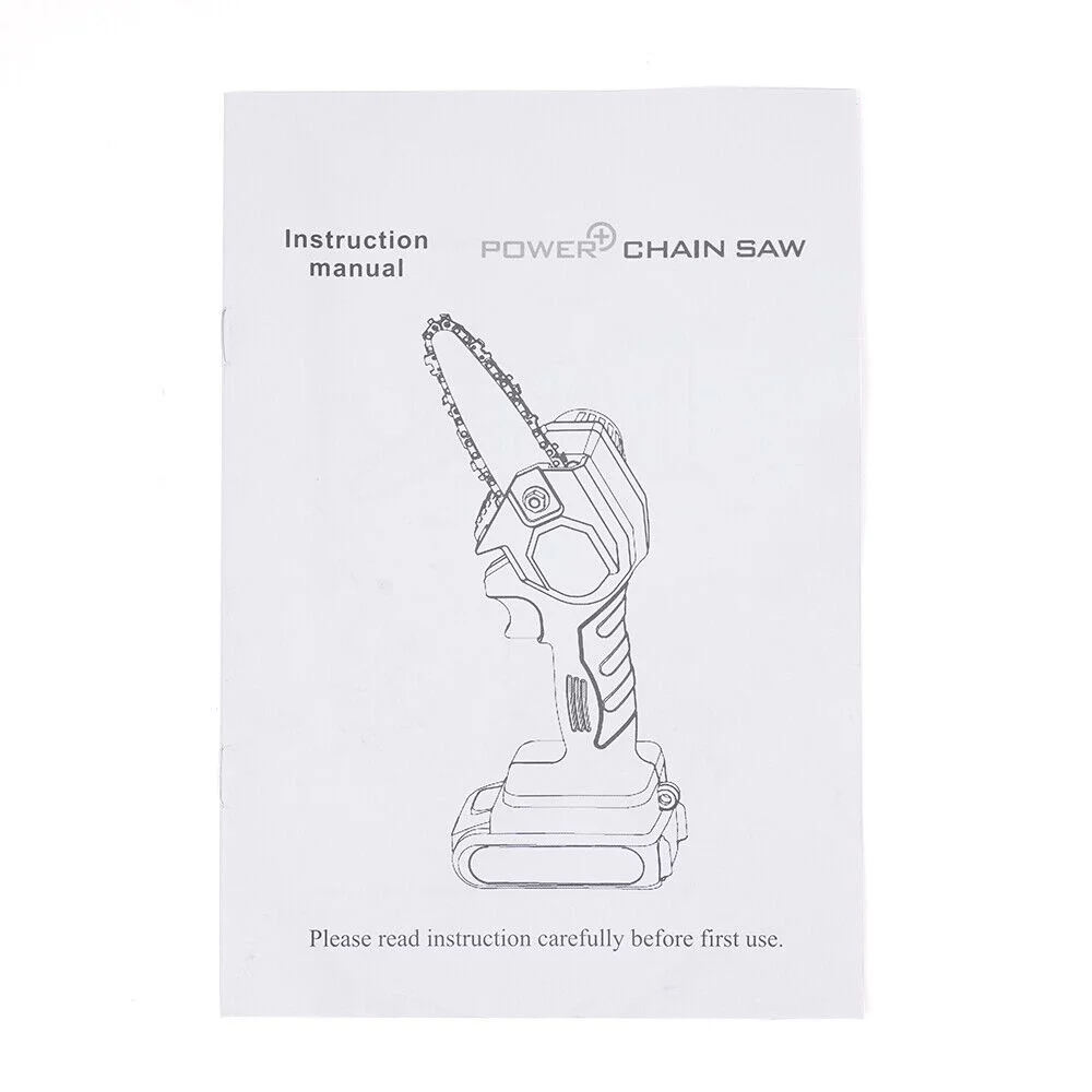 TOOL1SHOoo Mini Handheld Electric Chainsaw Kit Cordless Tree Pruning Rechargeable Battery