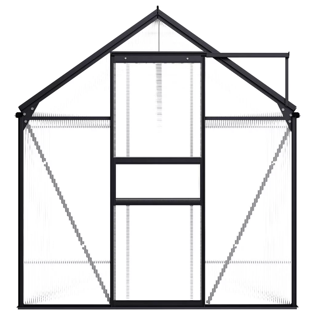 Anself Greenhouse Anthracite Aluminum 63.4 ft²
