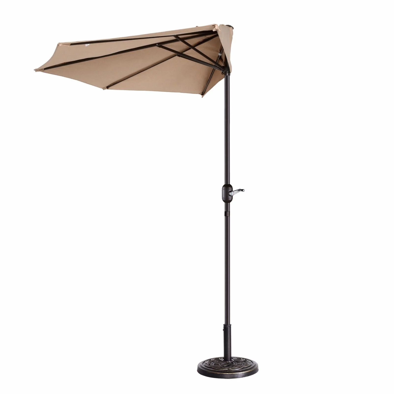 Villacera 9ft Half Umbrella, Blue