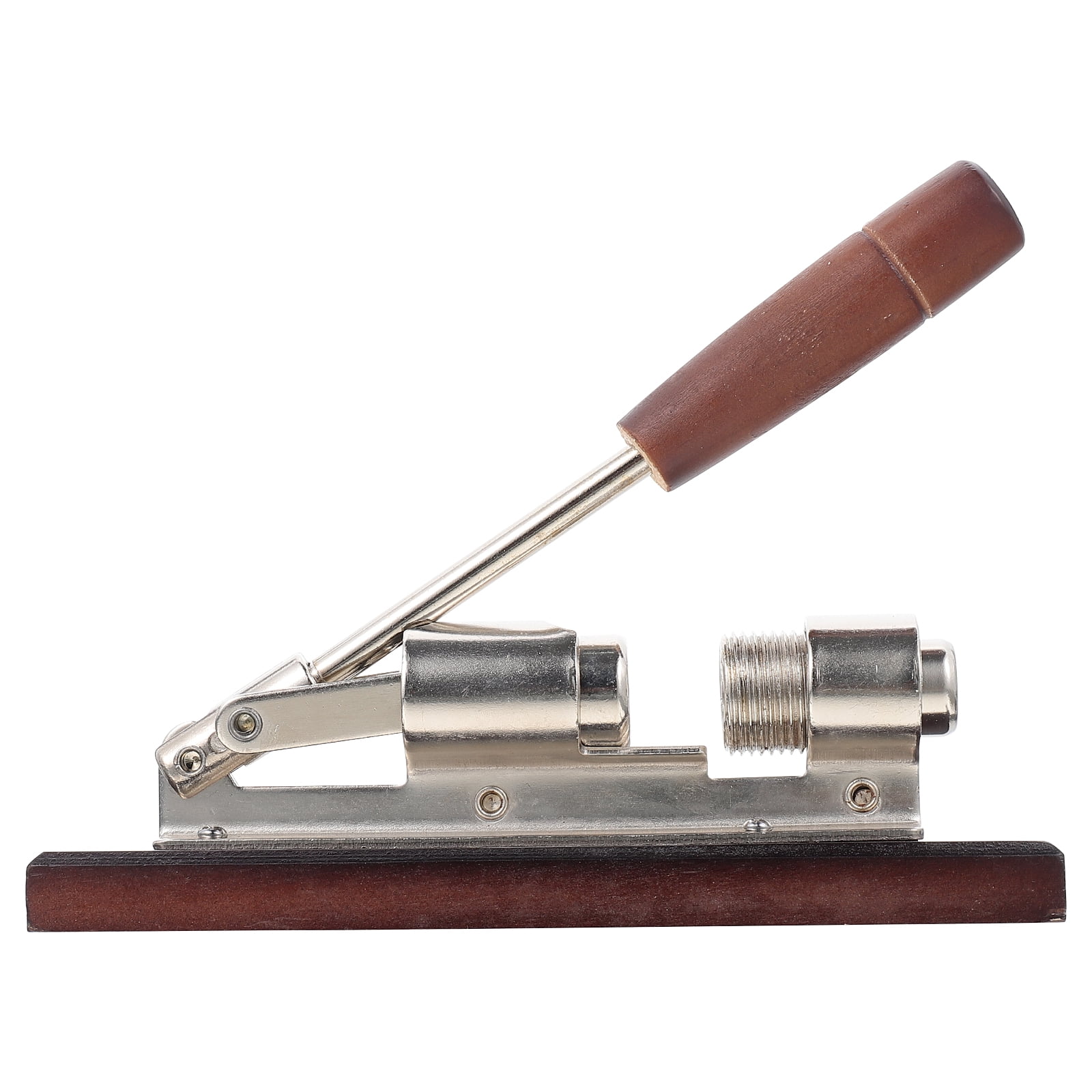Qumonin Nutcracker Nut Tong Walnut Opener with Wooden Base for Nuts