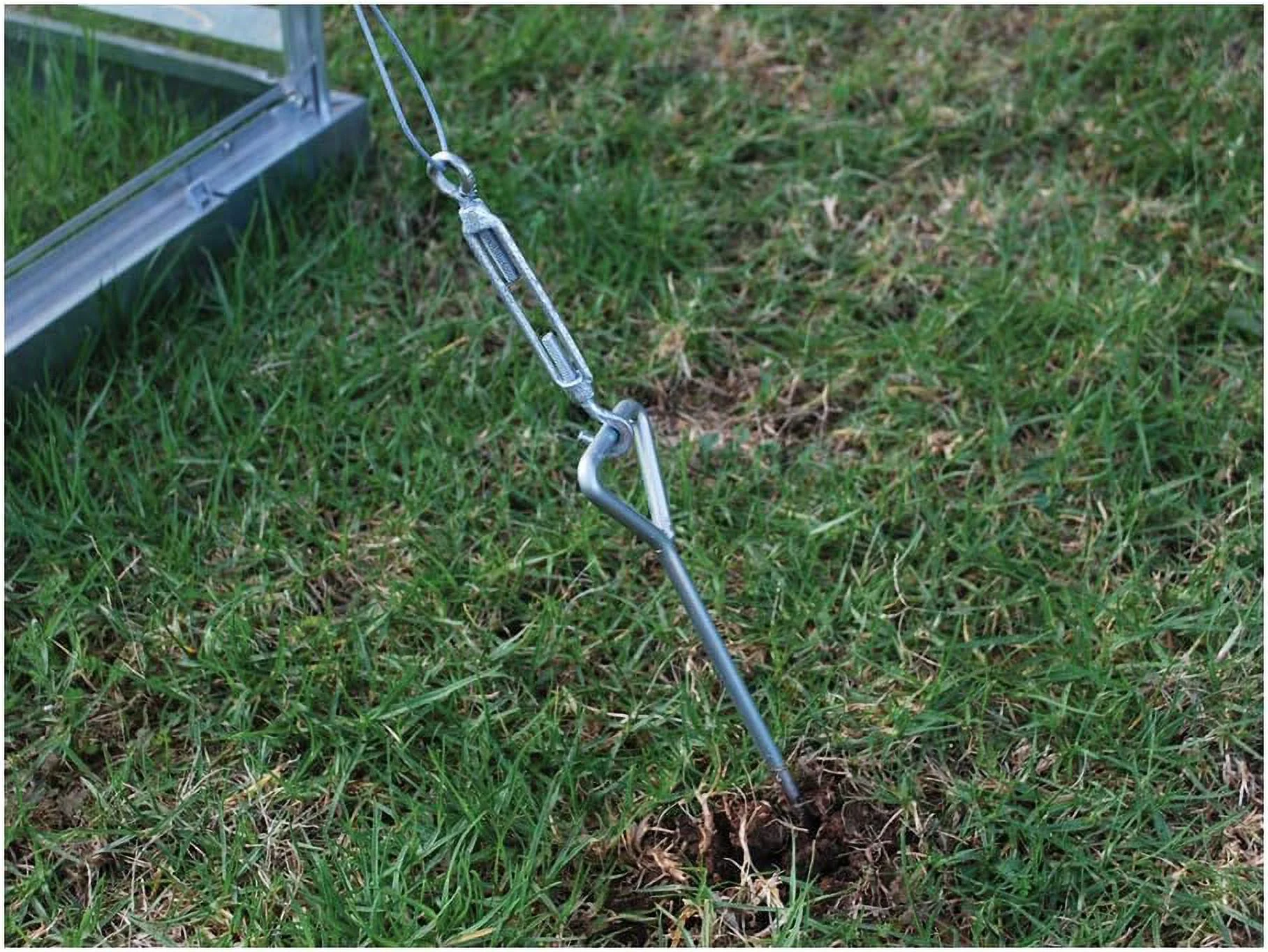 Canopia Anchor Kit For Canopia Snap & Grow Greenhouses,Silver