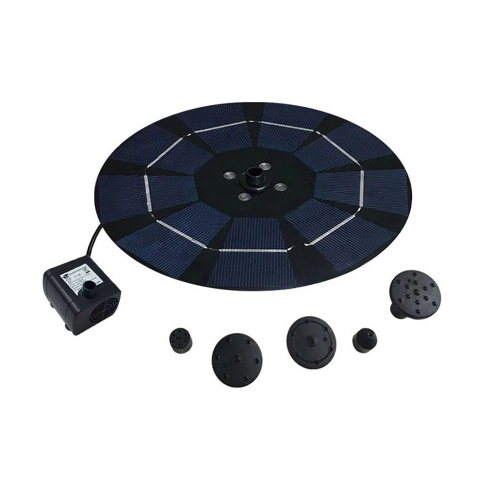 Solar Pump Freestanding Floating Solar Bird Bath Water Pump Garden Bird Bath Decor Large Yard Sprinkler Kids Water Activities Outdoor Tripod Sprinklers Crazy Sprinkler Heavy Duty Sprinkler Sprinkler