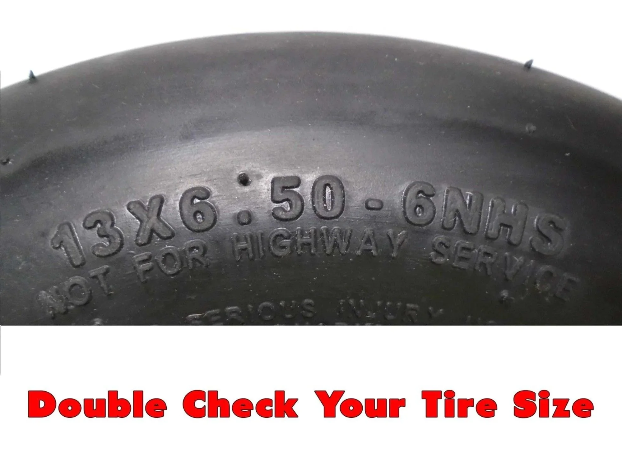 (2) 13x6.50-6 Smooth 4 Ply Tires Scag, Gravely, Hustler, Toro, Ferris