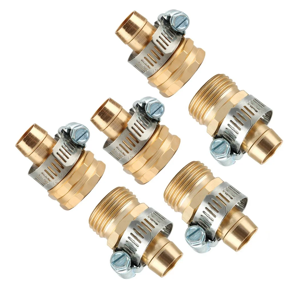 LLQkigsxse Dog Water Sprinkler Garden Hose Repair Mender Kit Hose Connector 3/4 Male Female Connector Kit 3Set Teacher Gifts
