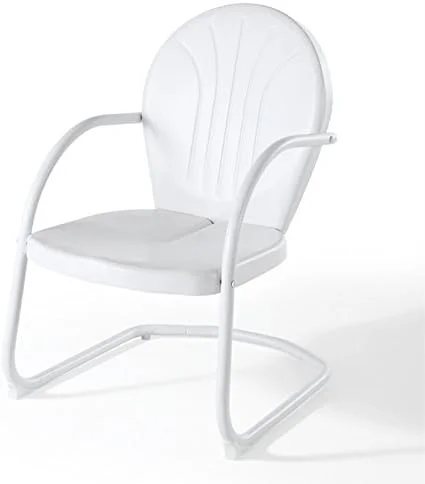 Griffith Metal Outdoor Chair - Nostalgic Charm, Durable Steel, Scorching Summer Resistant