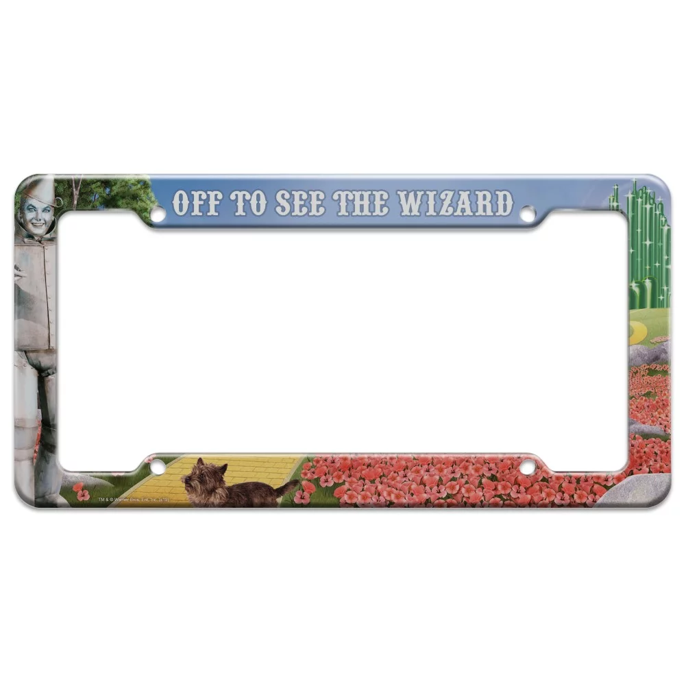 Wizard of Oz Tin Man Character License Plate Tag Frame