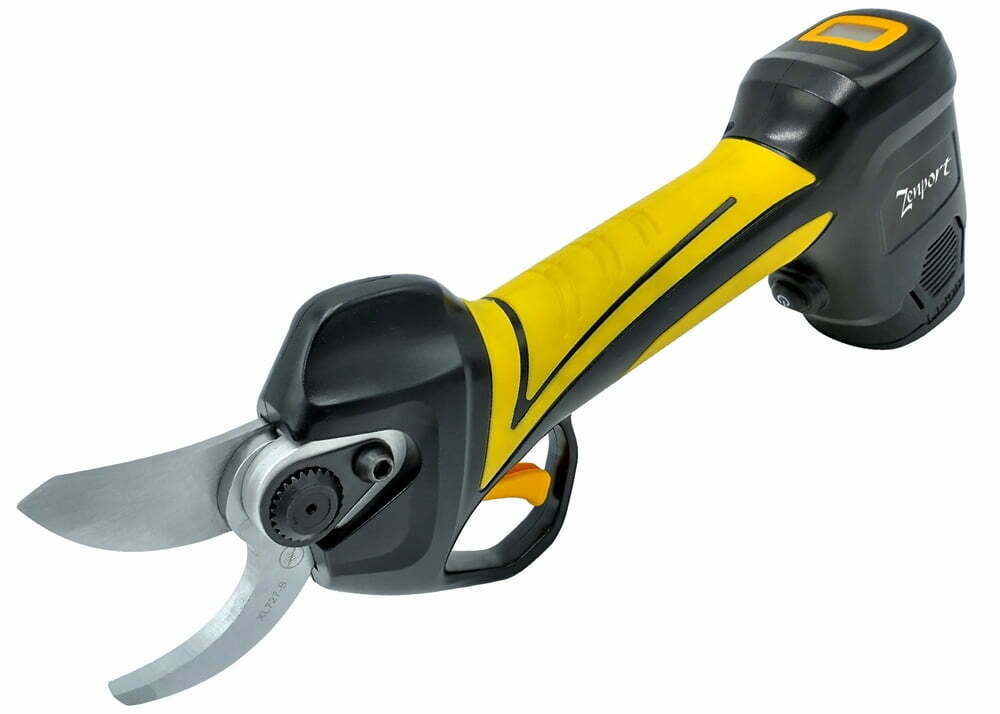 Zenport EP27-1PK Cordless Electric Pruner, 1.25-Inch Cut, 3 Batteries