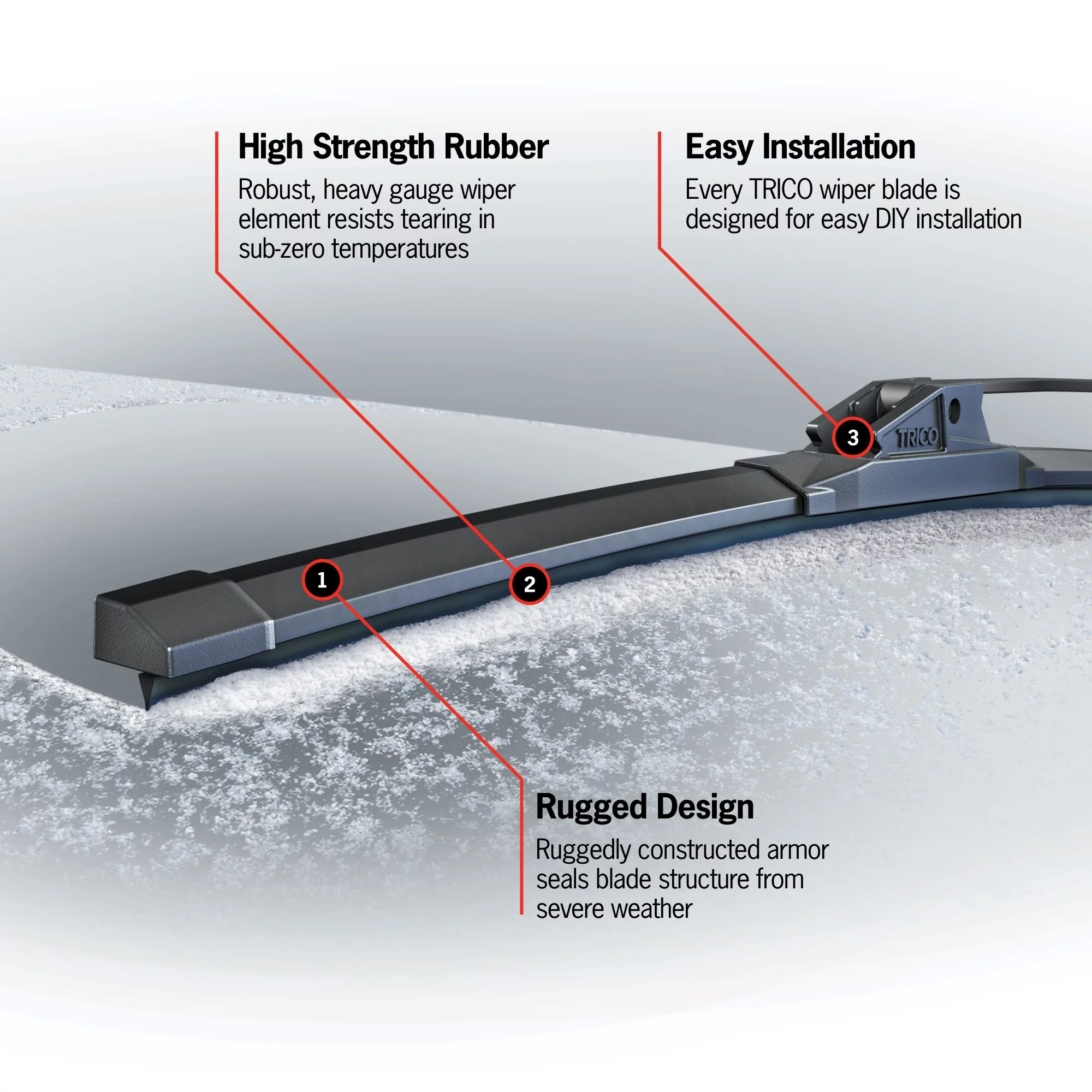 TRICO White 2 Pack, 28