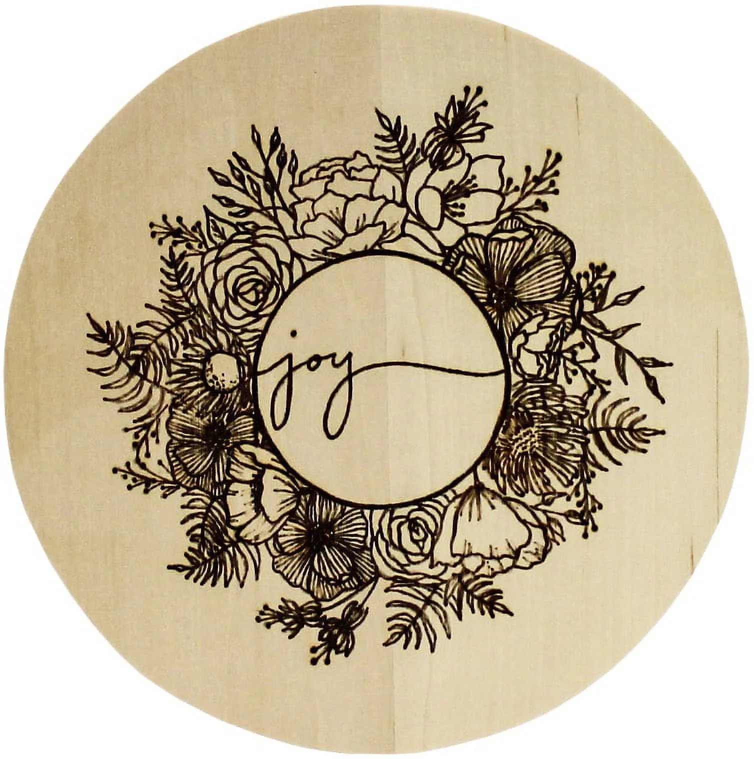 Walnut Hollow Basswood Panel - Circle, 12