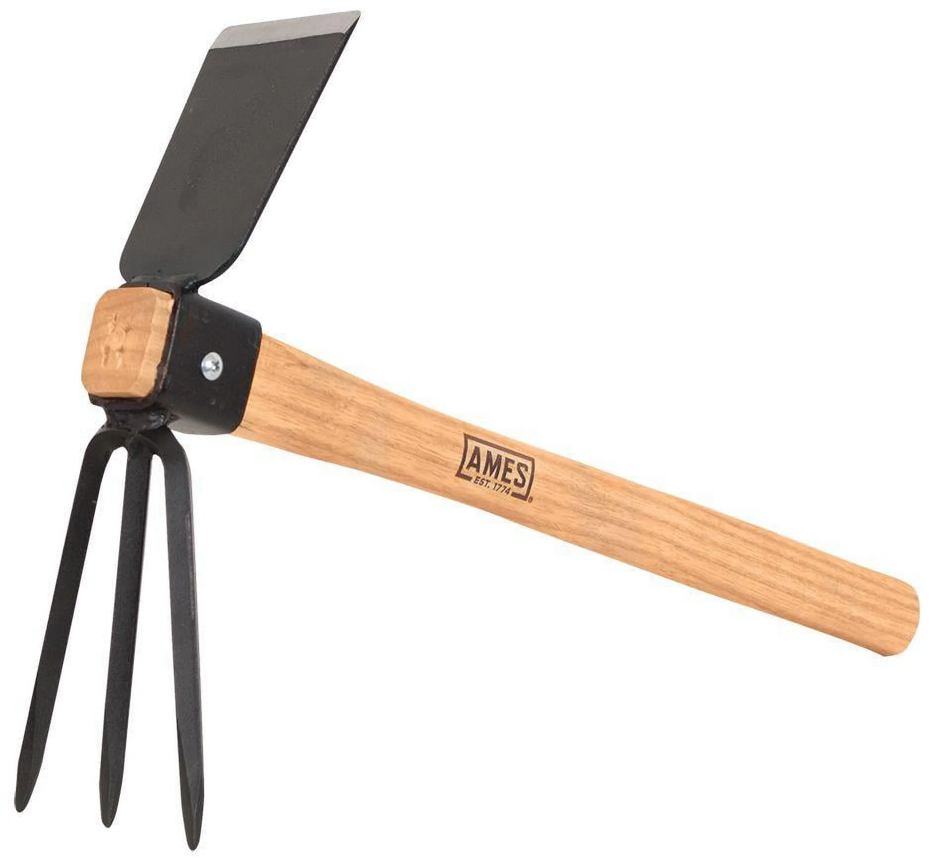 Ames Combo Wood Hoe and Cultivator Hand Tool