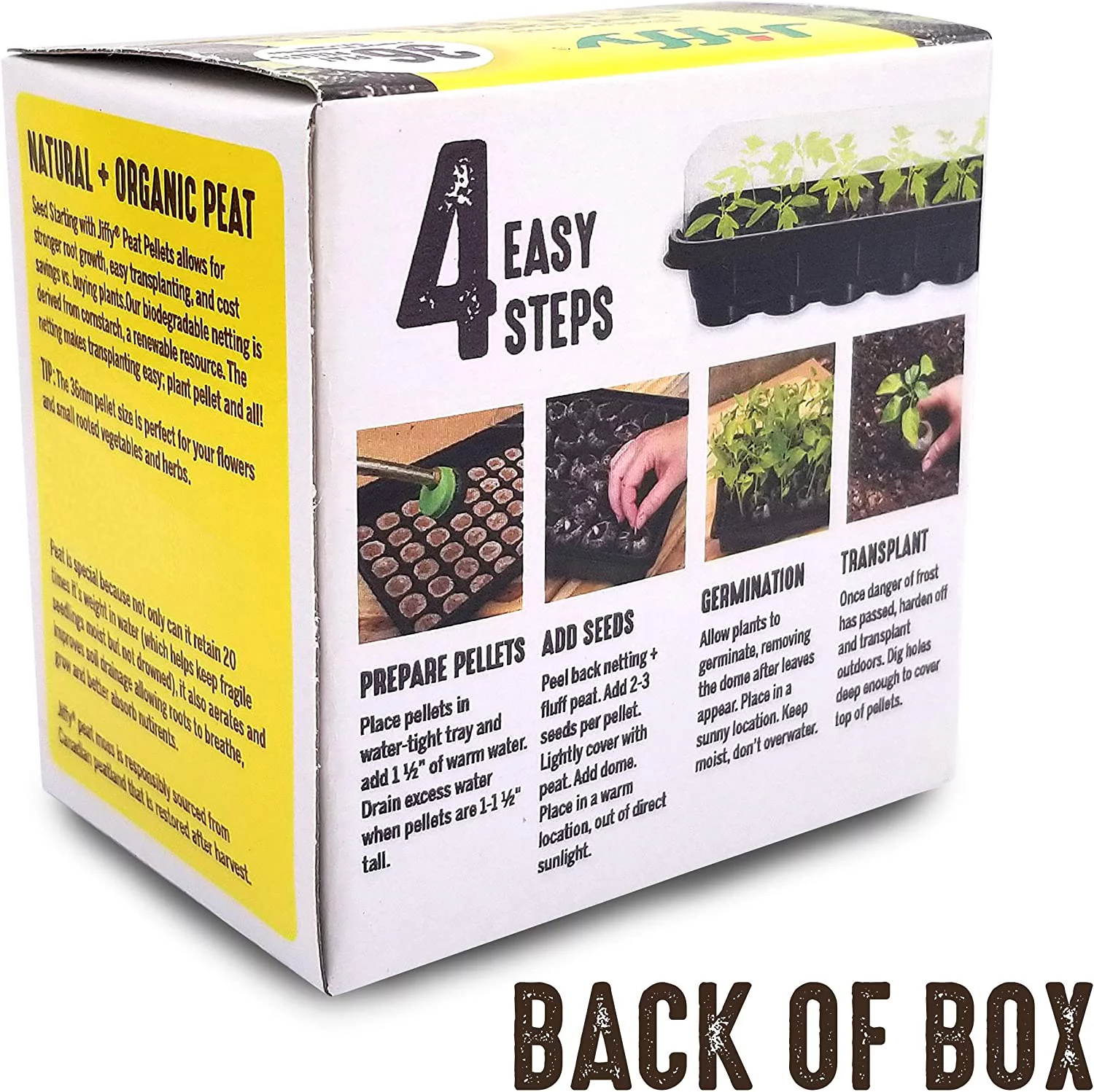 36mmPlant-Based Expanding Peat Pellet Refills (36 Count), 10-Pack