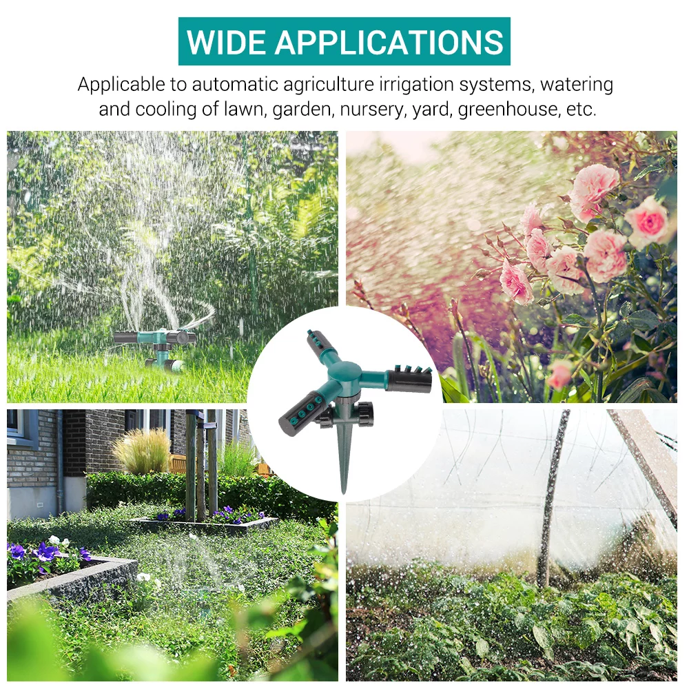 Lawn Sprinkler,Sprinkler With Ree With Adjustable Nozzle Rotary Sprinkler Tool Lawn Nozzle Auatic Rotary With Sprayer And Xibany Wate Buzhi Sprinkler Sprinkler