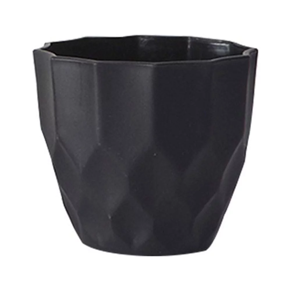 Small Green Plant Green Dill Desktop Ornament Flowerpot Living Room Succulent Flower Pot Home Office Decor Plant Pot Plant Container BLACK