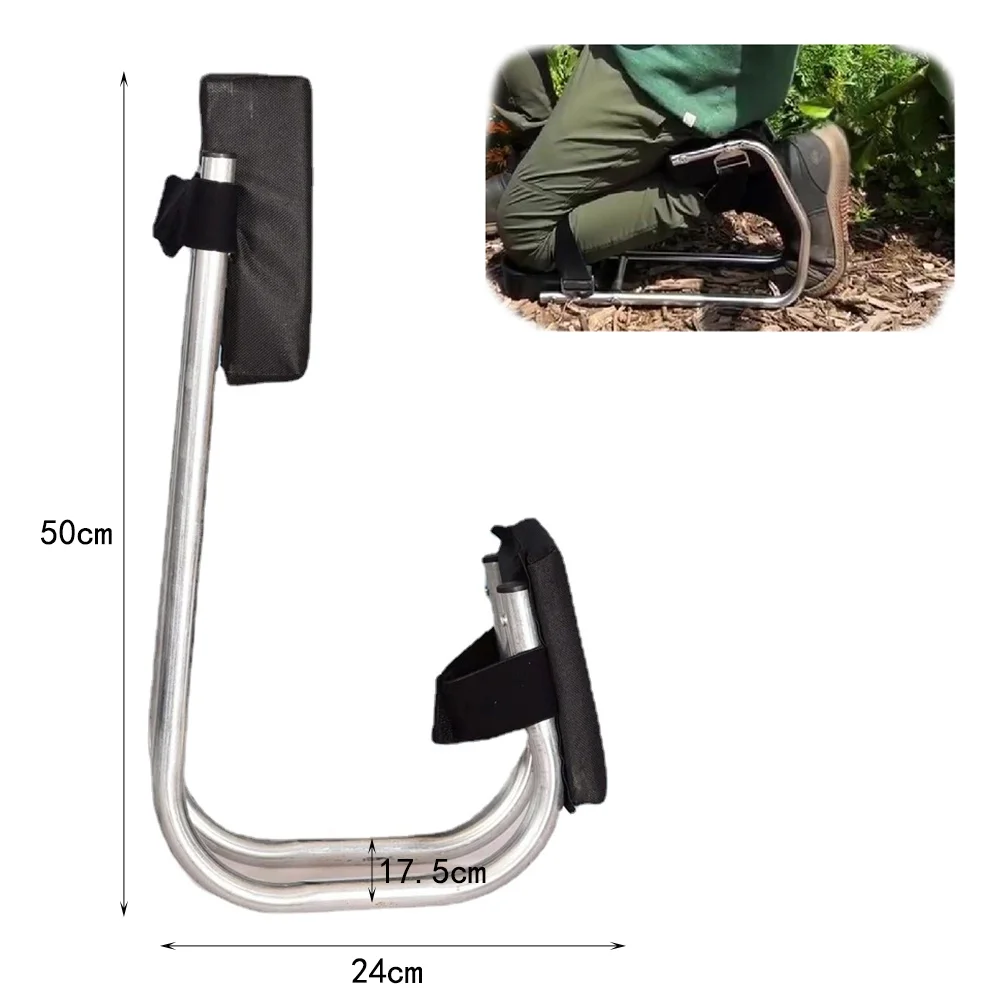 Knee Seat for Gardening, Gardening Knee Pads, Strap On Kneeling Device for Garden, Knee Seat Leg Brace for Gardening, Knee Seat for Garden One Leg