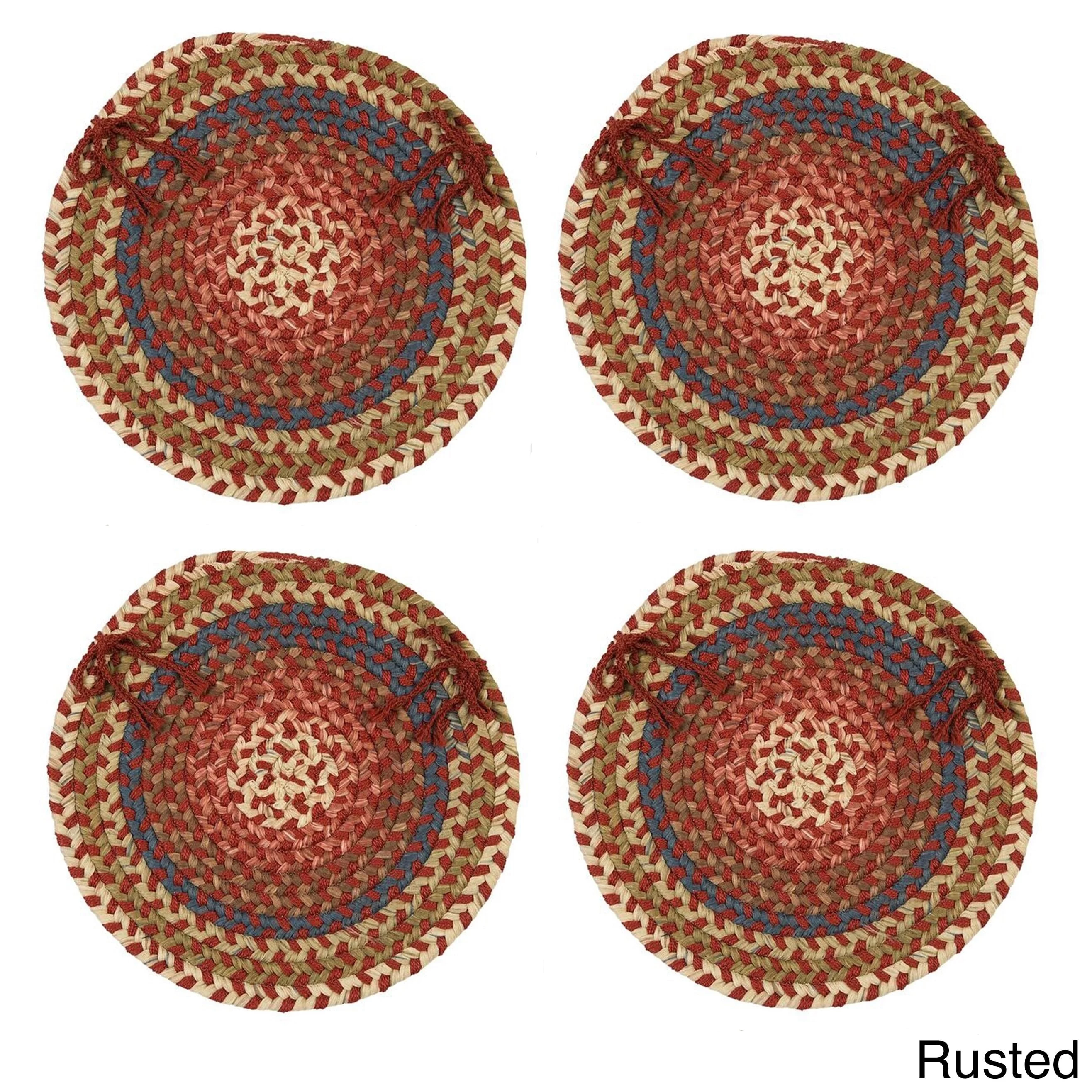 CV19A015X015 Cedar Cove - Gray Chair Pad Set (4) Chair Pad, 65% Nylon/35% Polypropylene - Chair Pad.