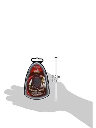 Kiwi Express Shoe Shine Sponge, 0.2 fl oz, Brown