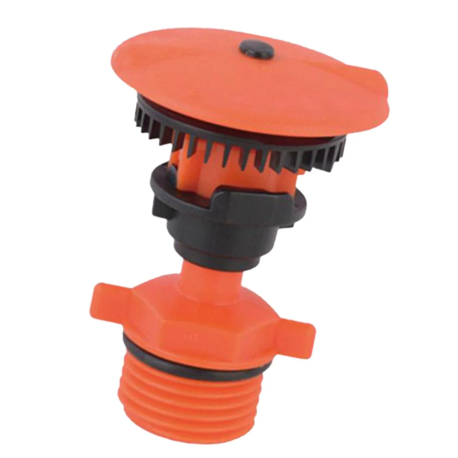 Garden Watering Sprinkler 360 degree Rotating, Easy Installation, Oscillating Rotary Sprinkler Irrigation Sprinkler Nozzle for Yard Orange
