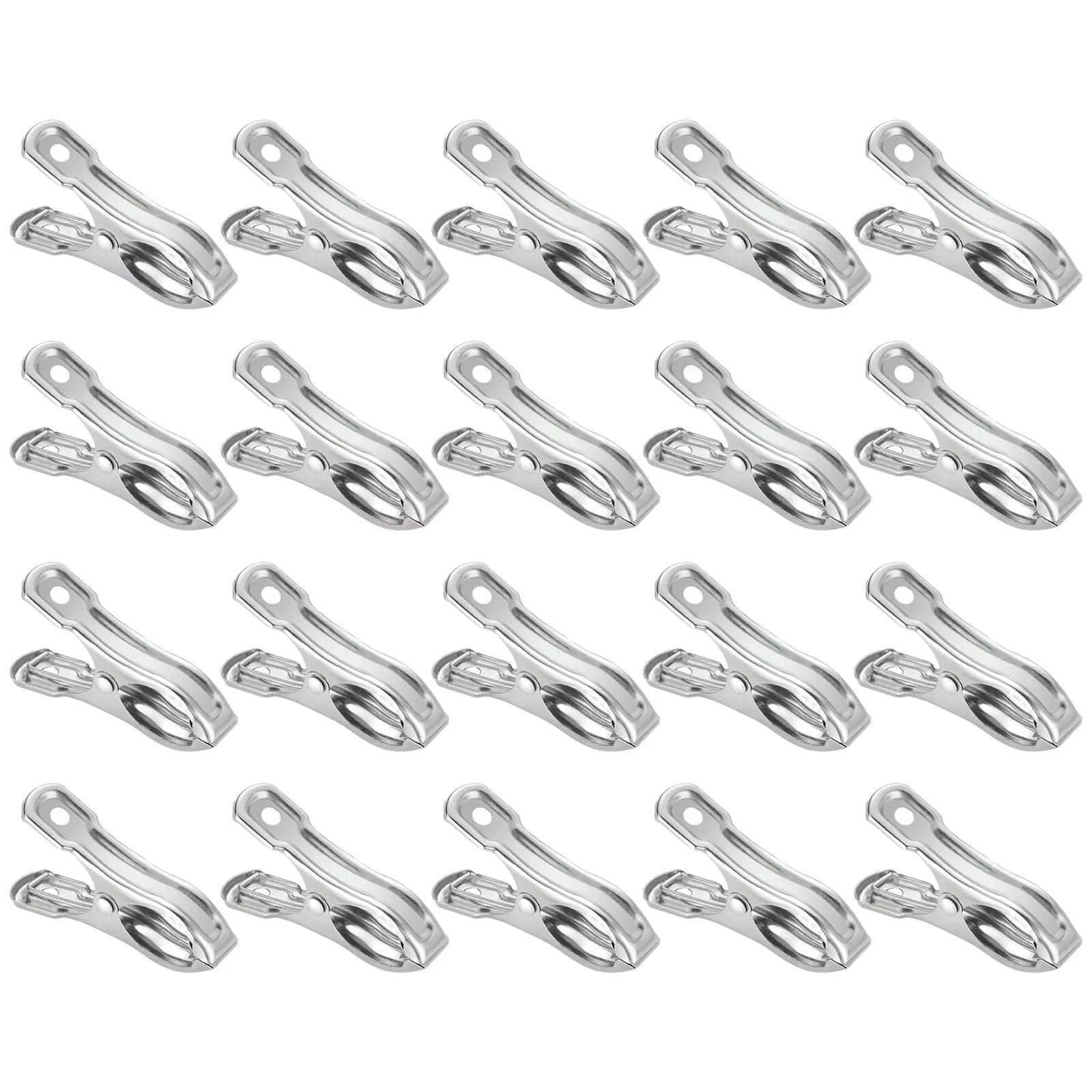 20Pcs Greenhouse Clamps with Large Open for Fixing Netting Beach