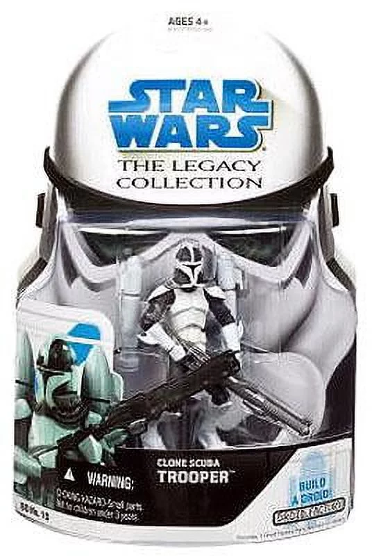 Star Wars Legacy Collection 2008 Droid Factory Clone SCUBA Trooper Action Figure