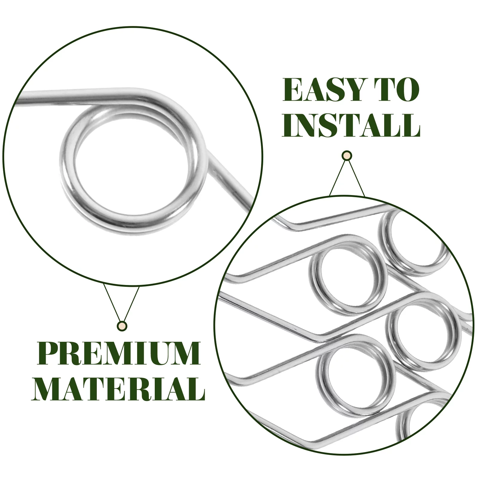 Fruit Tree Pruning Scissors Spring Accessories Stainless Steel Small Springs 10 Pieces (white) Pruner Aldult Manual