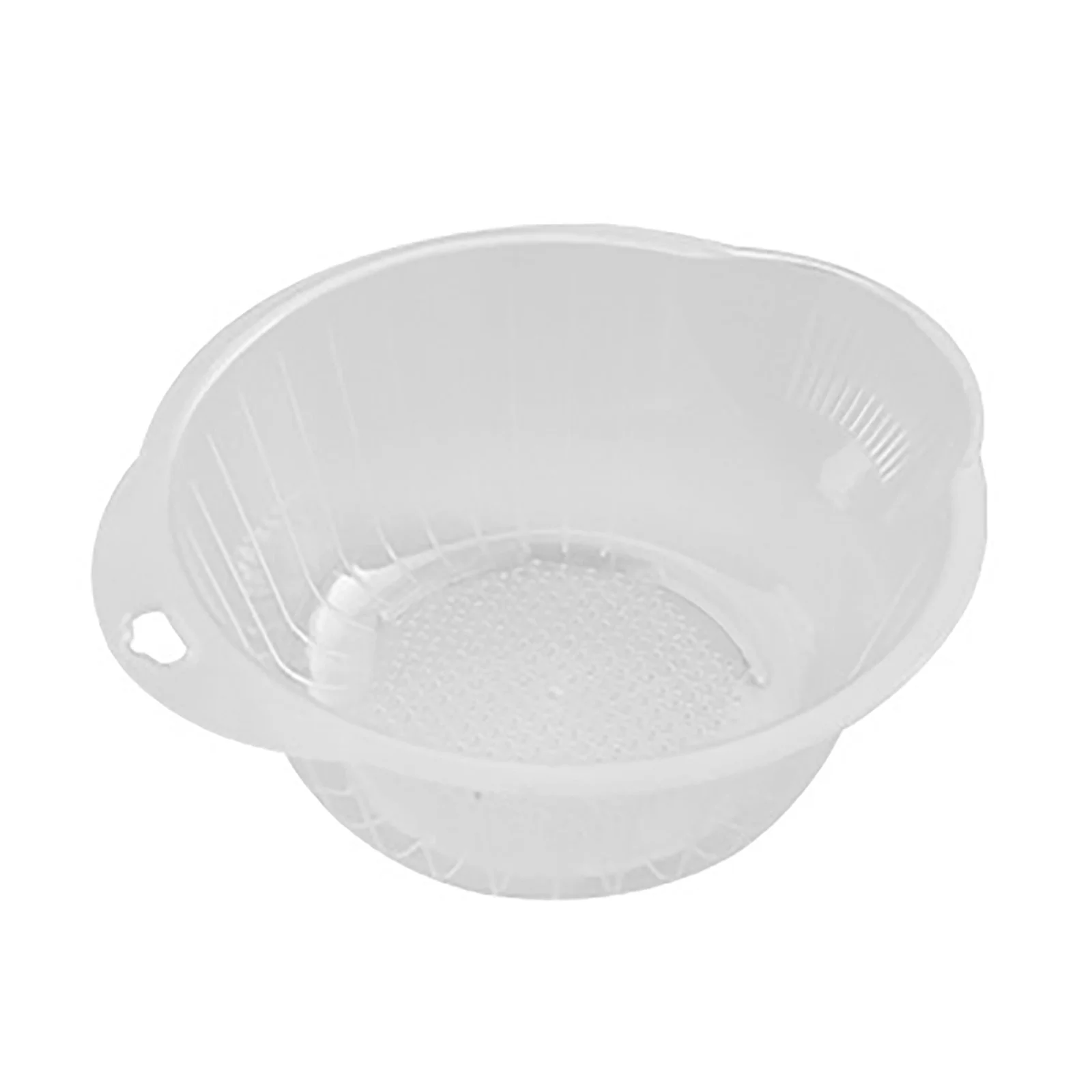 HALJEN Dish Drainer for Kitchen Counter Rice Sieve Washing Basket Vegetable Fruit Rice Washing Bowl Nder Cleaner